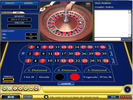 live-Roulette im Europa-Casino