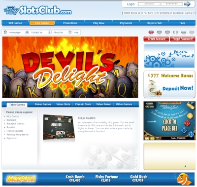 Slotsclub - Online Slots Spielen